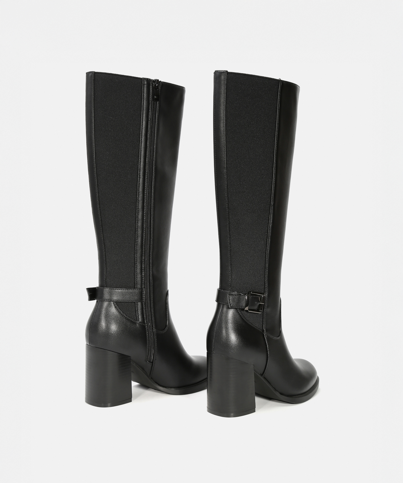 Botas altas salto fivela image number null